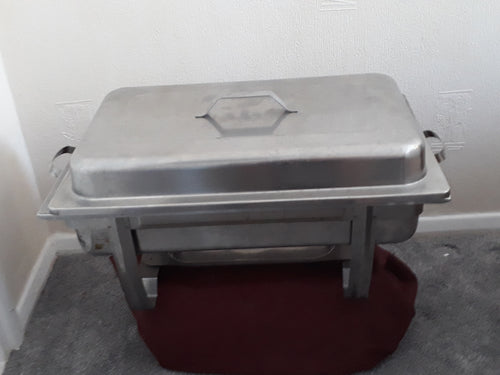 Oblong Chafing Dish with single fuel and insert