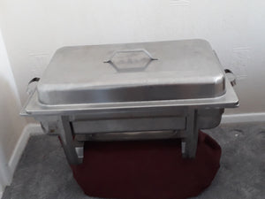 Oblong Chafing Dish with single fuel and insert