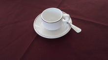 Load image into Gallery viewer, Gold Band Coffee Cup (demi-tasse) &amp;  Saucer