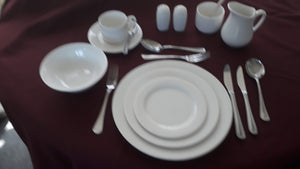 Dinner Plate White Fine Bone China