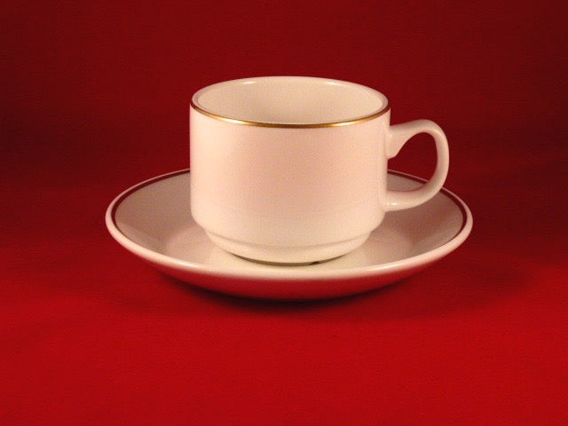 Gold Band Tea Cup with saucer