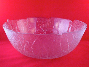 Glass Punch Bowl Large