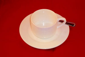 Tea or Coffee Saucer Fine White Bone China